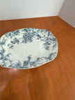 Antique Clifford Transferware Pottery England Blue & White Serving Platter