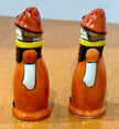 Vintage Noritake Art Deco Lady Masked Pierrette Salt and Pepper Shakers Set