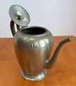 Vintage Royal Solid Pewter Teapot or Coffee Pot with Hinged Lid