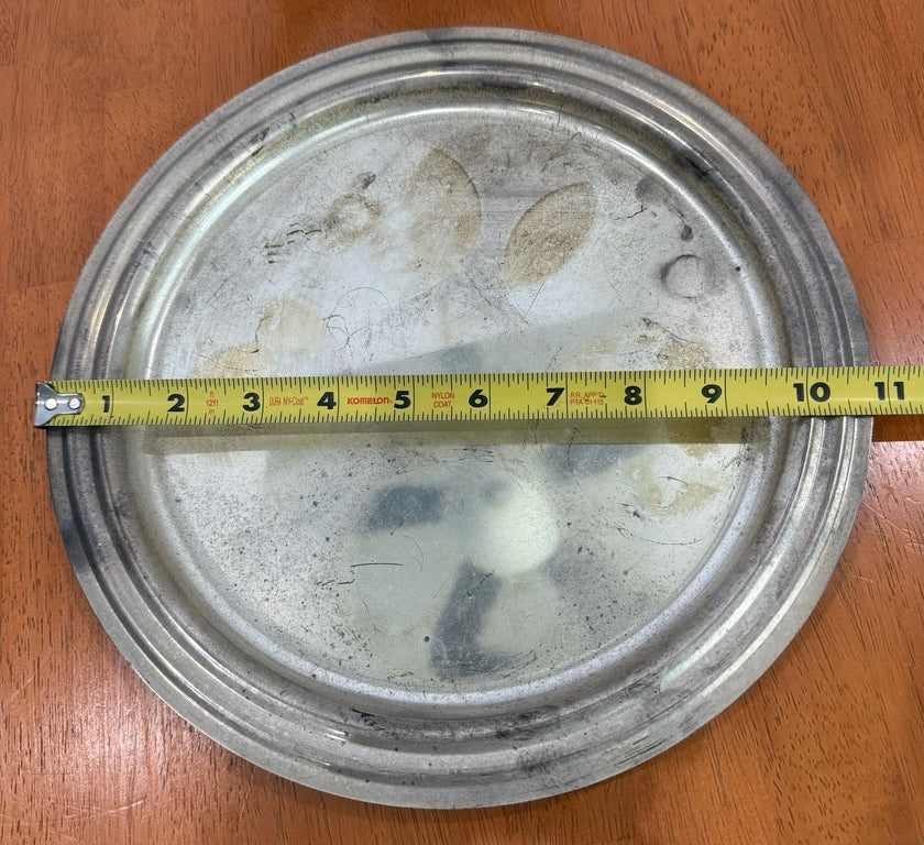 International Silver Company Round Silverplated Serving Tray ~11 Inch