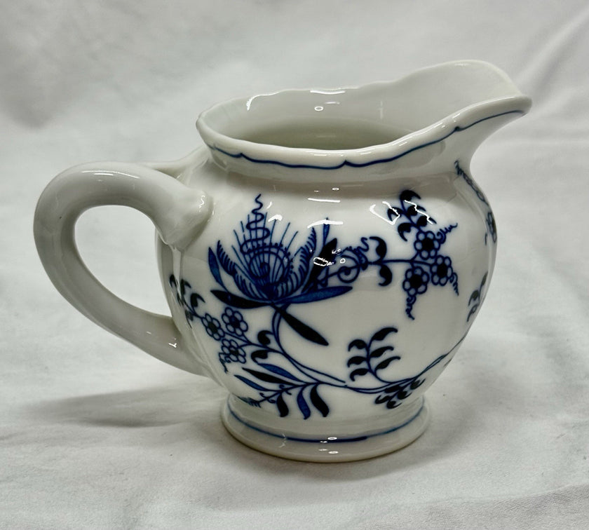 Vintage Blue Danube Porcelain Creamer Blue Onion Pattern Japan