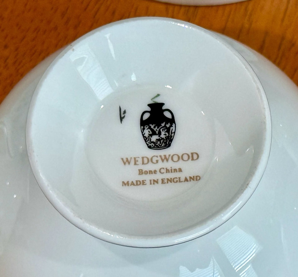 Vintage Wedgwood Westbury Leigh Shape Footed Tea Cups Set Of 9