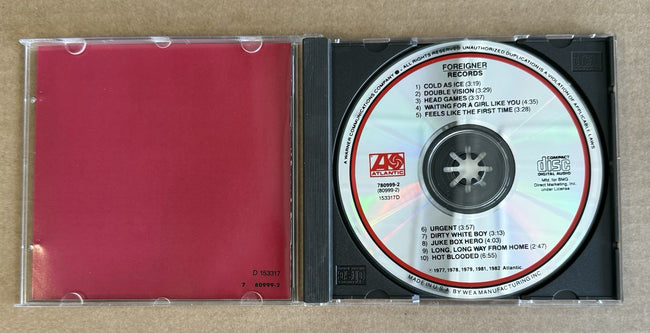 Records (Remastered) by Foreigner (CD, 1995)