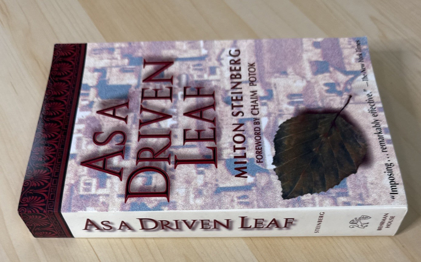 As a Driven Leaf by Milton Steinberg (1996, Trade Paperback)