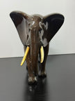 Vintage Ceramic Aynsley elephant Gold-Tone Tusks Animal Kingdom Collection 1990s