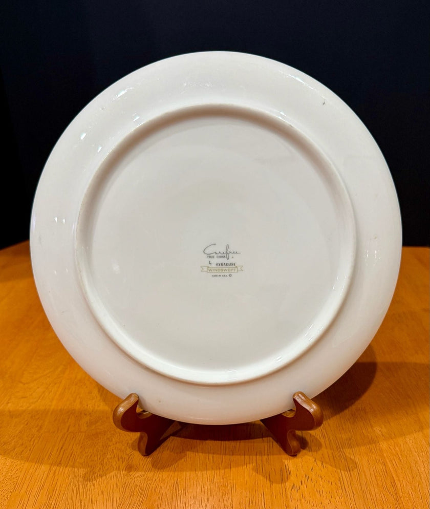Vintage Syracuse Carefree True China Windswept 10-Inch Dinner Plate