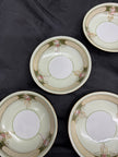 Antique Lot Of 6 Reinhold Schlegelmilch RS Germany Roses And Gold Dessert Bowls