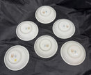 Antique Lot Of 6 Reinhold Schlegelmilch RS Germany Roses And Gold Dessert Bowls