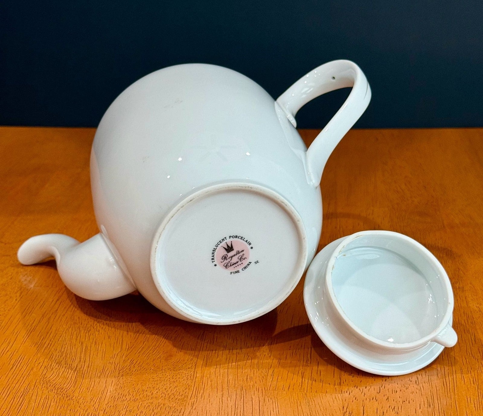 Royalton China Co Golden Elegance Translucent Porcelain Coffee or Teapot