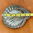 Vintage Silver Plated Shell Trinket Dish Soap Dish Seashell Shape