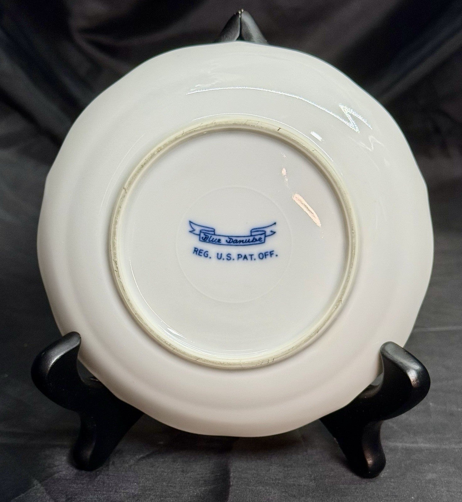 Vintage Blue Danube Blue Onion Round Tea Cup Saucer 5 1/2 Inches Japan Rare!