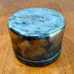 Vintage 1976 Metzke Pewter Round Trinket Box Floral Dogwood Relief Lid