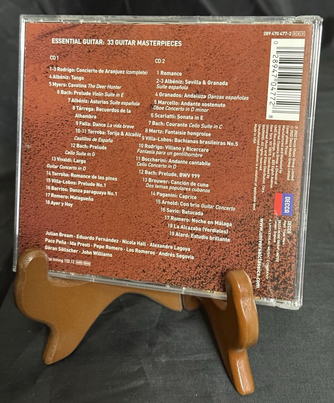 Essential Guitar: 34 Guitar Masterpieces by Various (CD, 2002)