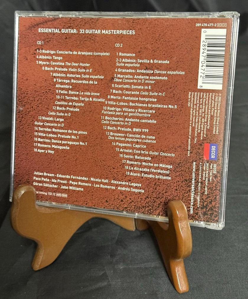 Essential Guitar: 34 Guitar Masterpieces by Various (CD, 2002)