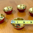 Vintage Japanese Seven Lucky Gods Lacquerware Sake Cup Set of 5