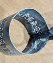Vintage Silver Plated Filigree Glass Holder or Carafe Collar with Handle