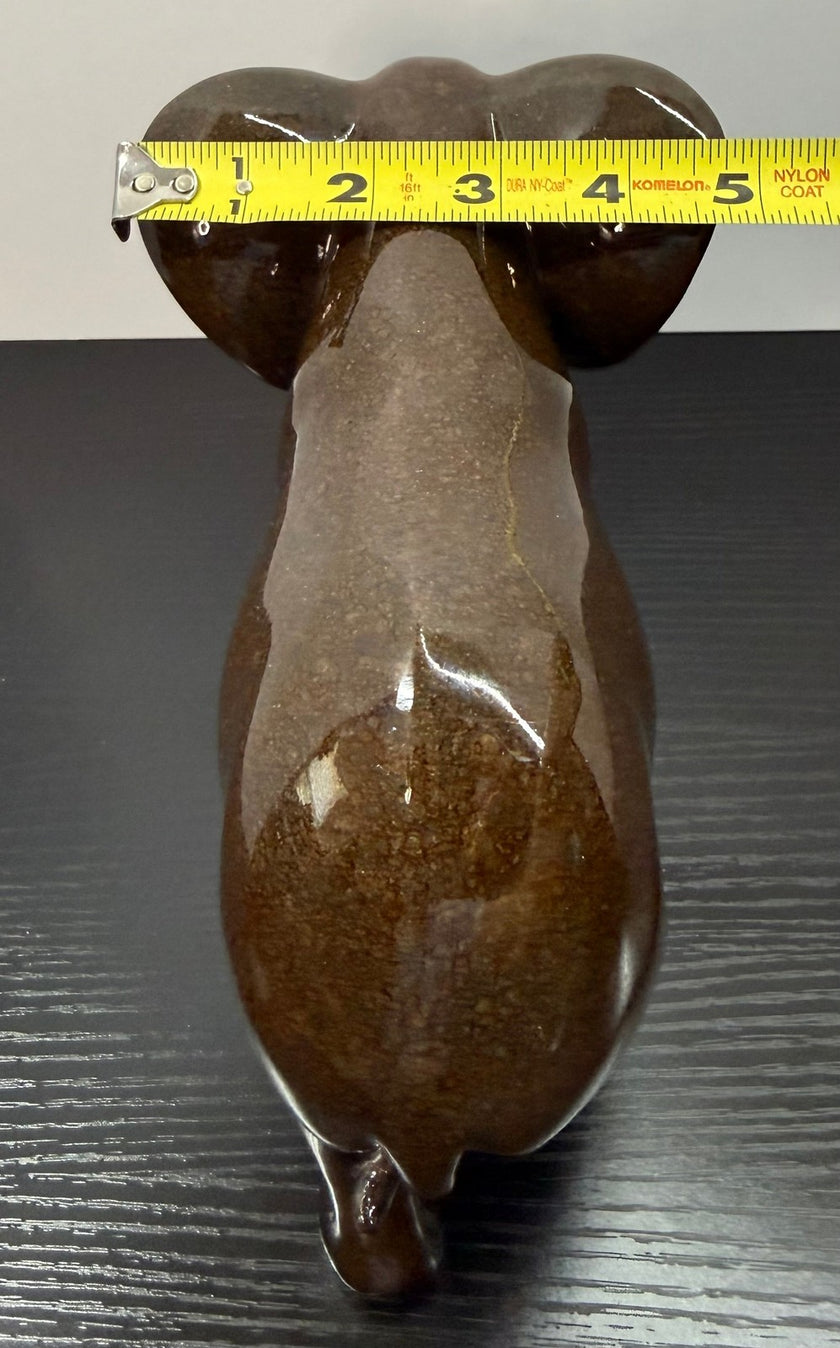 Vintage Ceramic Aynsley elephant Gold-Tone Tusks Animal Kingdom Collection 1990s