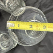 Set Of 8 Heavy Base Controlled Bubble Bottom Highball Glasses 16 oz DEK Engraved