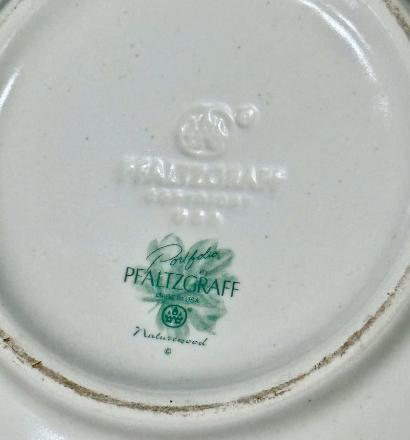 Vintage Pfaltzgraf Naturewood Nesting Mixing Bowls Set of 3 Earthtones