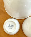 Rae Dunn Artisan Collection Pizza Night Bowl Set Microwave Dishwasher Safe White