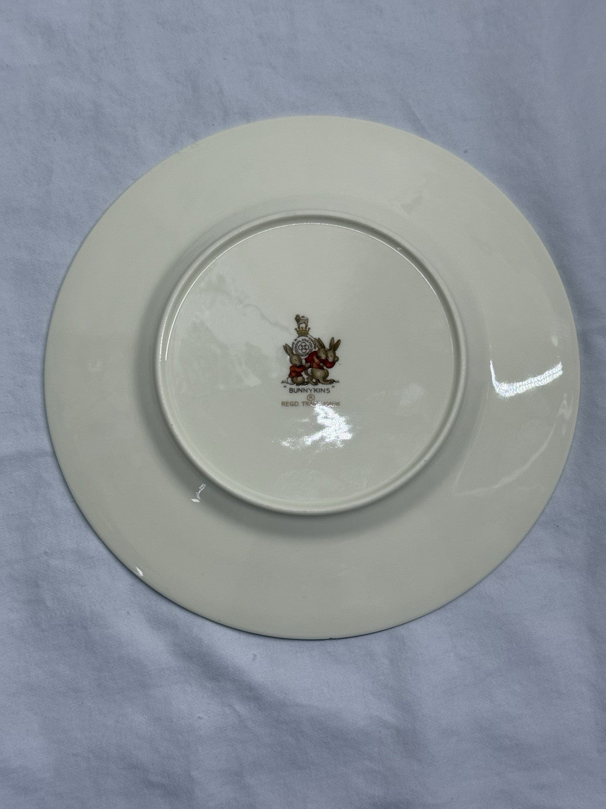 Vintage Royal Doulton  Bunnykins 1936  Collectible 6 Bunny’s On A Raft  8” Plate