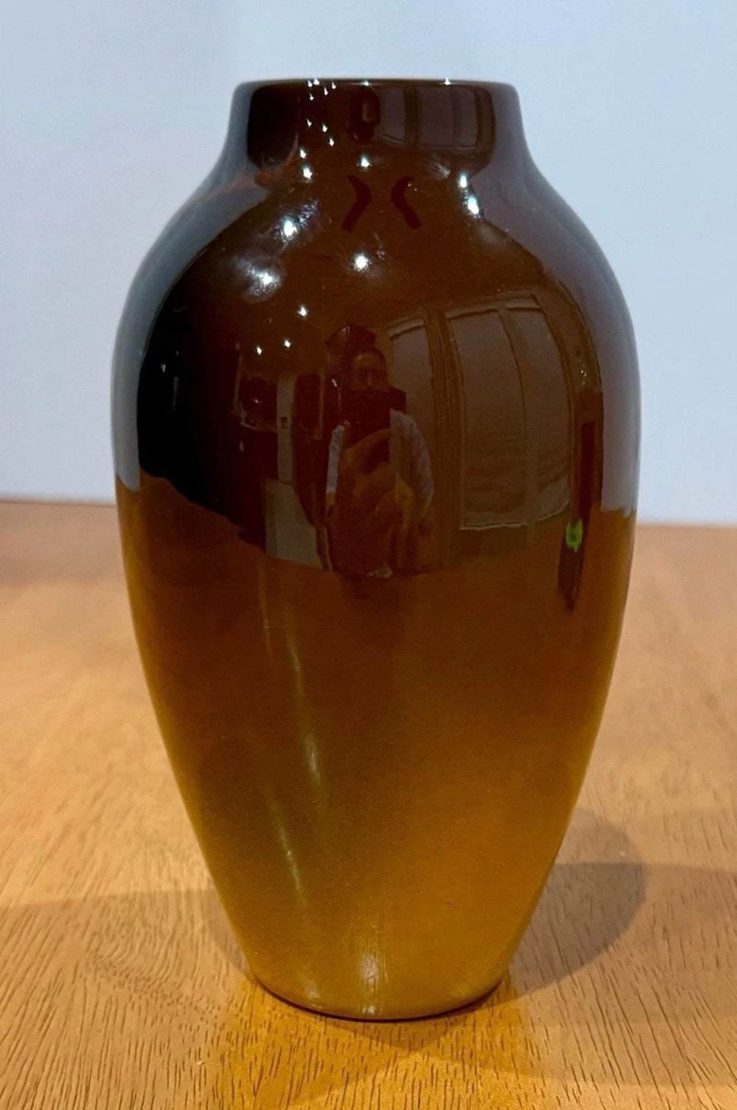 Antique Rookwood Standard Glaze Vase 900 D Caroline F. Bonsall Floral Motif