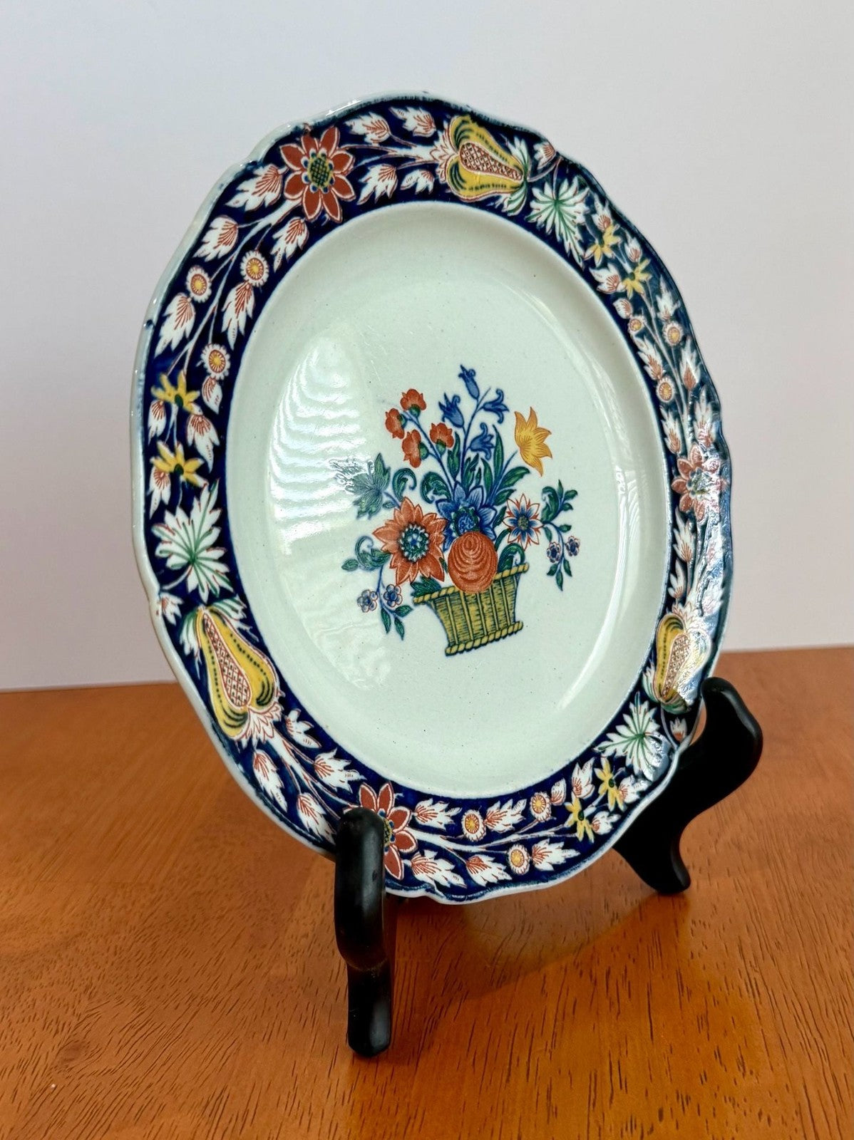 Antique Wedgwood Poterat Pattern 7.25 Inch Salad Plate Etruria England