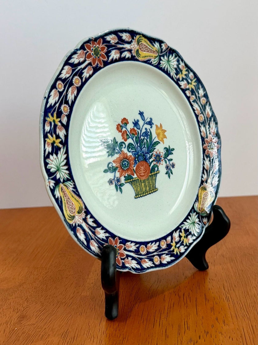 Antique Wedgwood Poterat Pattern 7.25 Inch Salad Plate Etruria England