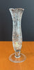 Vintage Lausitzer Crystal Bud Vase Hand Cut German 24% Leaded Crystal Hobstars