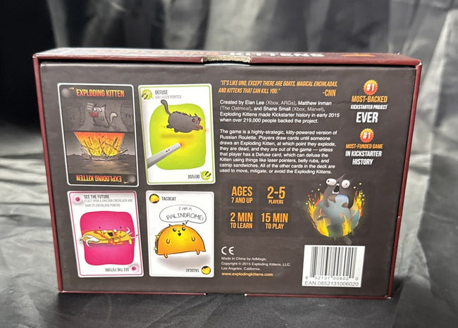 EXPLODING KITTENS Card Game - EKG-ORG1-1