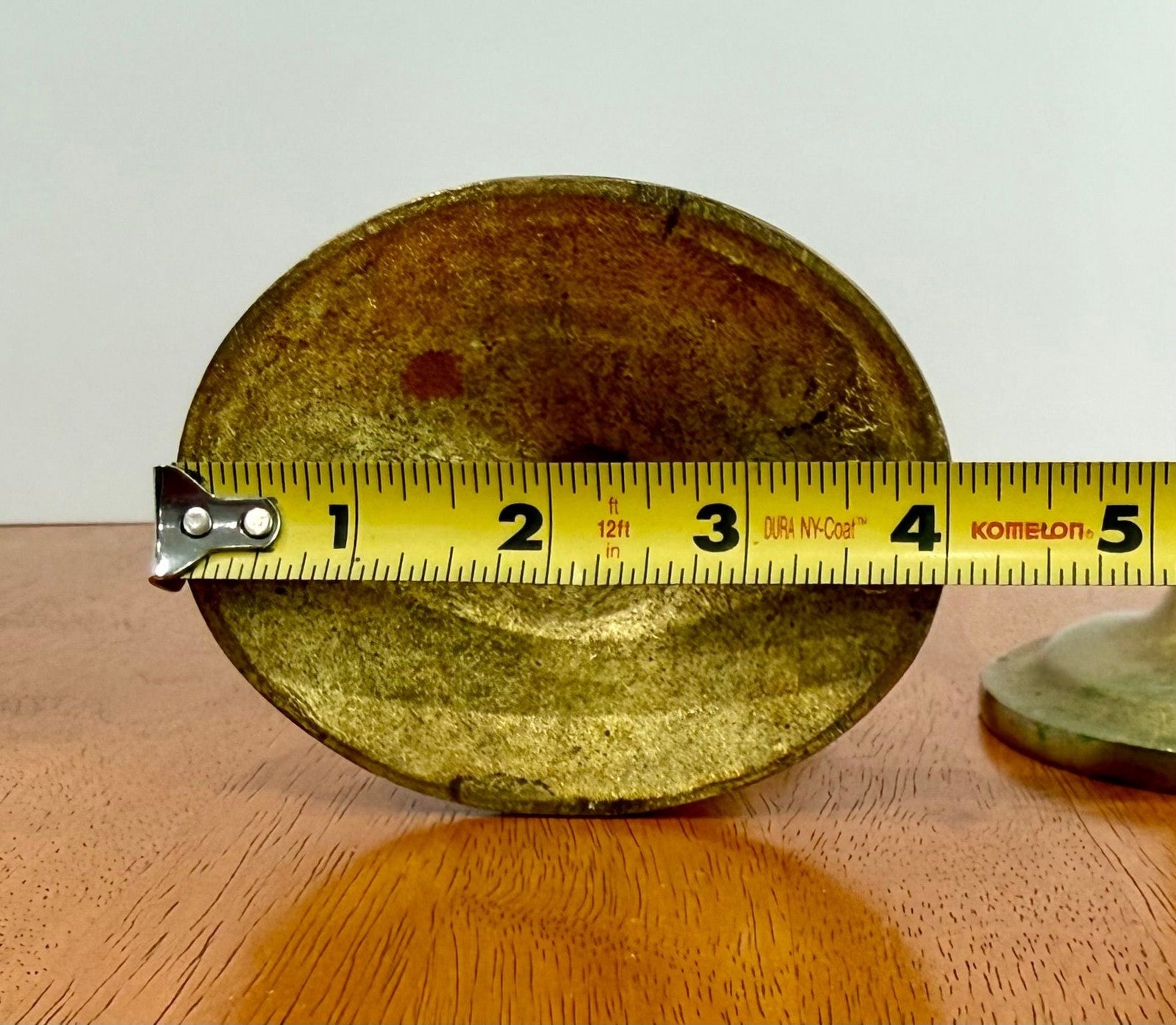 Vintage Solid Brass Candlestick Holders Set of 2