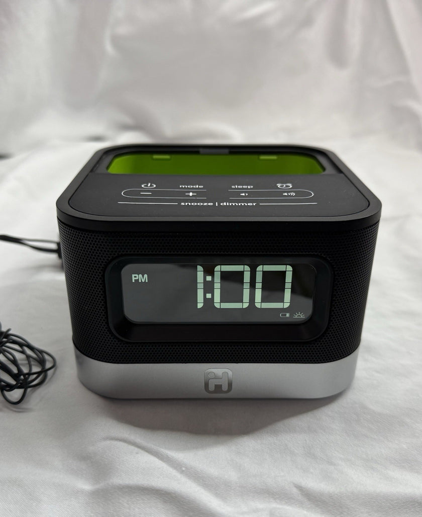 iHome iC50 FM Stereo Alarm Clock Radio Dock Android Smartphones Programmable