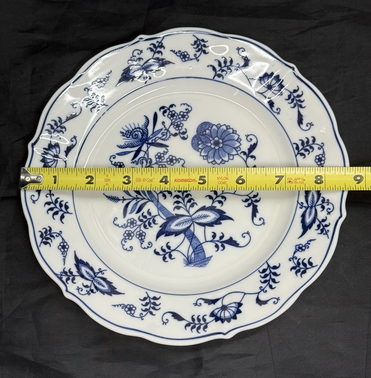 Vintage Blue Danube Blue Onion Salad Plate 8 3/4” Luncheon Plate Japan Rare!