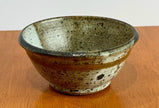 Vintage Signed Japanese Studio Pottery Chawan Tea Ceremony Bowl 5.25” Earthtones