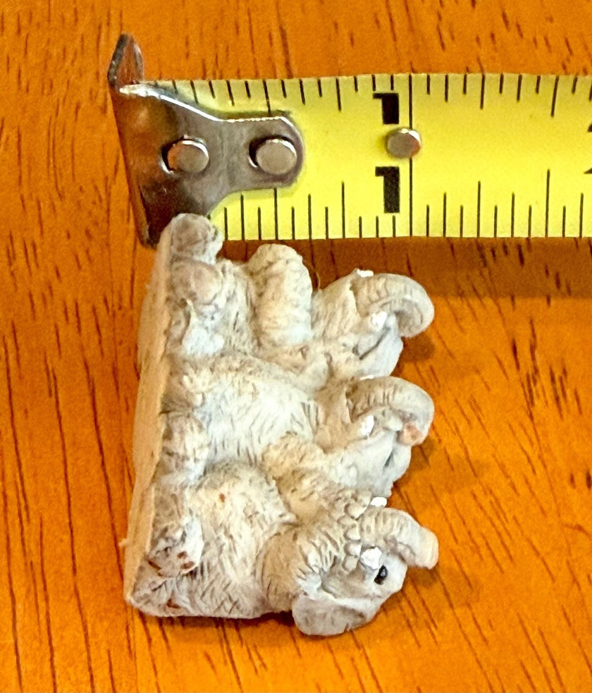 Stone Critters Vintage Three Wise Elephants Figurine Hear See Speak No Evil SC-423