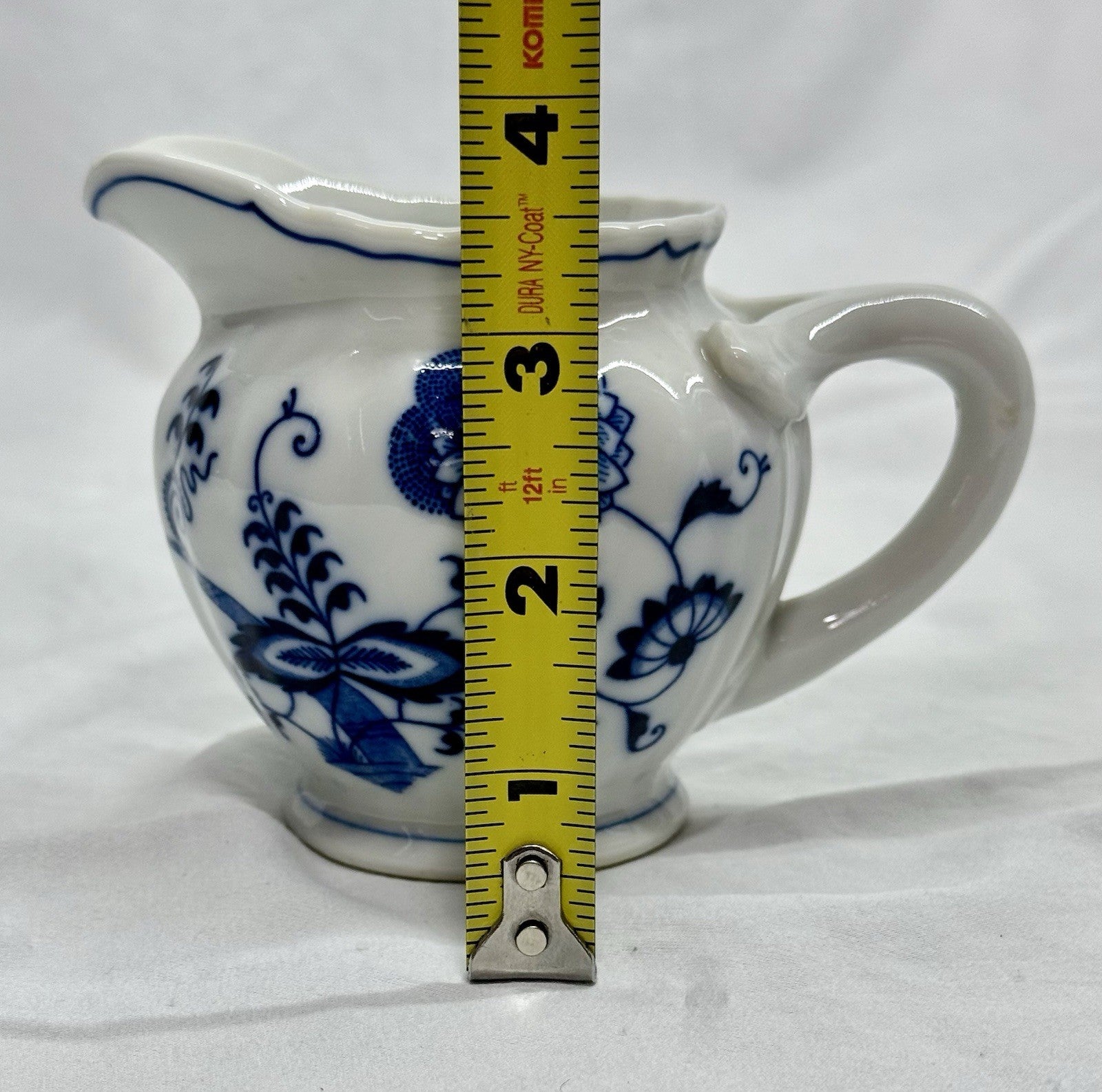 Vintage Blue Danube Porcelain Creamer Blue Onion Pattern Japan