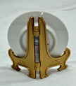 Vintage Royal Copenhagen Plates 2000 Christmas & Millennium Plates with Stands