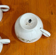 Vintage Wedgwood Westbury Leigh Shape Footed Tea Cups Set Of 9