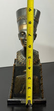 Vintage Heavy Bronze Finished Replica Ancient Egyptian Queen Nefertiti