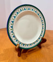 Vintage Teheran by Wedgwood Etruria England Green Blue Floral Pattern Plate