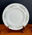 Vintage Wedgwood Westbury Salad Plate Set of 5 Green Floral Platinum 8”