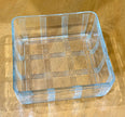 Vintage Hazel Atlas Clear Glass Square Baking Tart Pan Refrigerator Dish