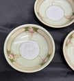 Antique Lot Of 6 Reinhold Schlegelmilch RS Germany Roses And Gold Dessert Bowls