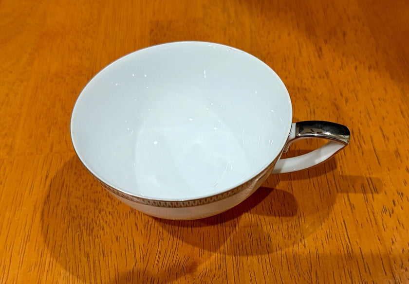 Vintage Mikasa Barclay Pattern 8258 Fine China Footed Teacup Coffee Cup