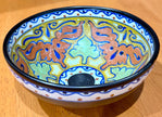 Antique PZH BEEK Model #8 Ceramic Bowl Gouda Holland Art Deco Floral Circa 1923