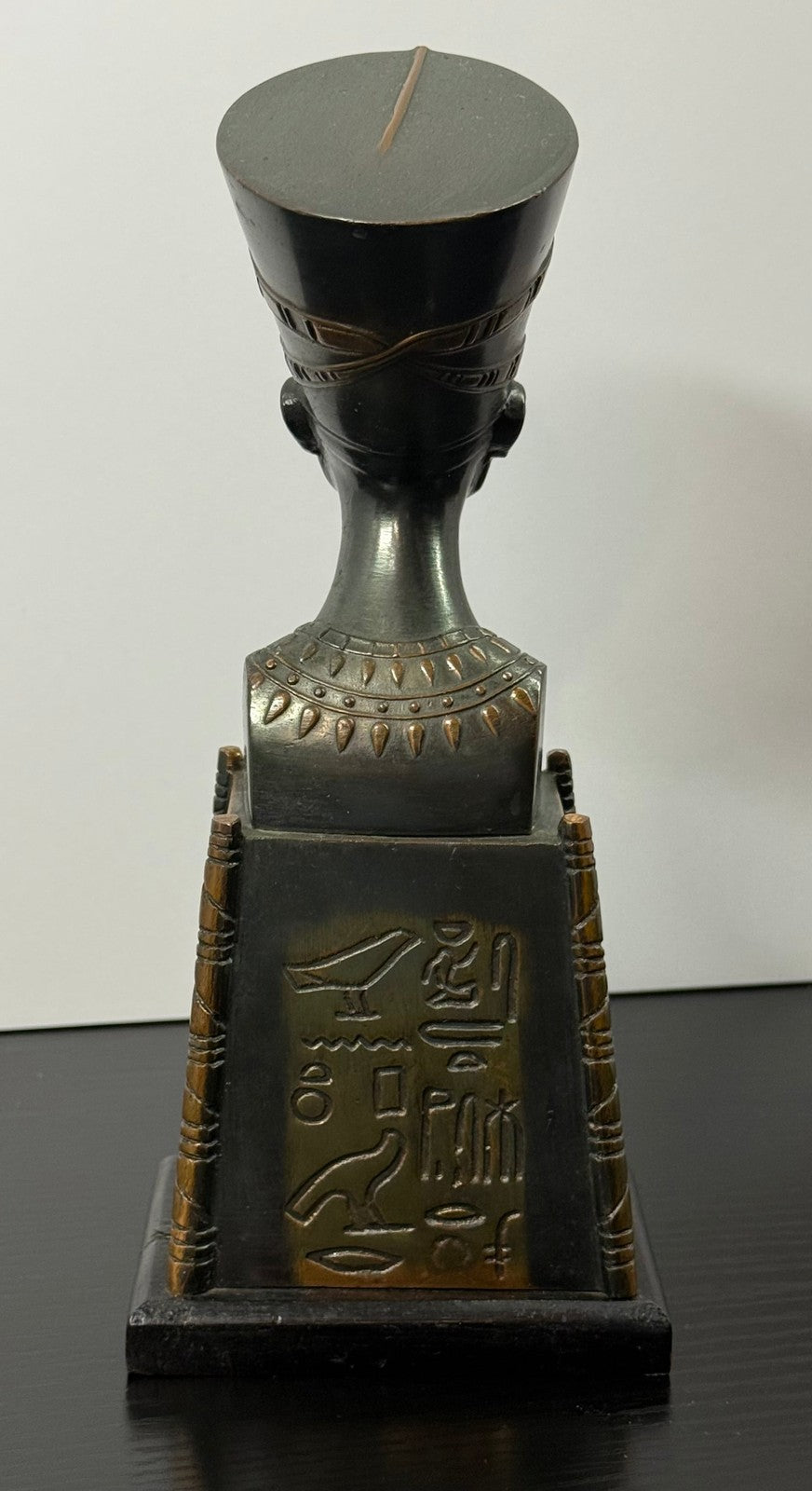 Vintage Heavy Bronze Finished Replica Ancient Egyptian Queen Nefertiti