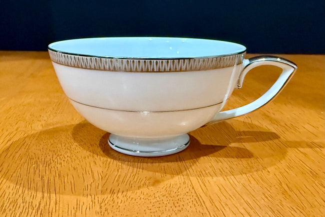 Vintage Mikasa Barclay Pattern 8258 Fine China Footed Teacup Coffee Cup