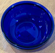 Vintage Cobalt Blue Glass Small Serving Bowl Condiment Dish