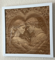 Beloved Laser Engraved Portrait of Man and Woman 11
