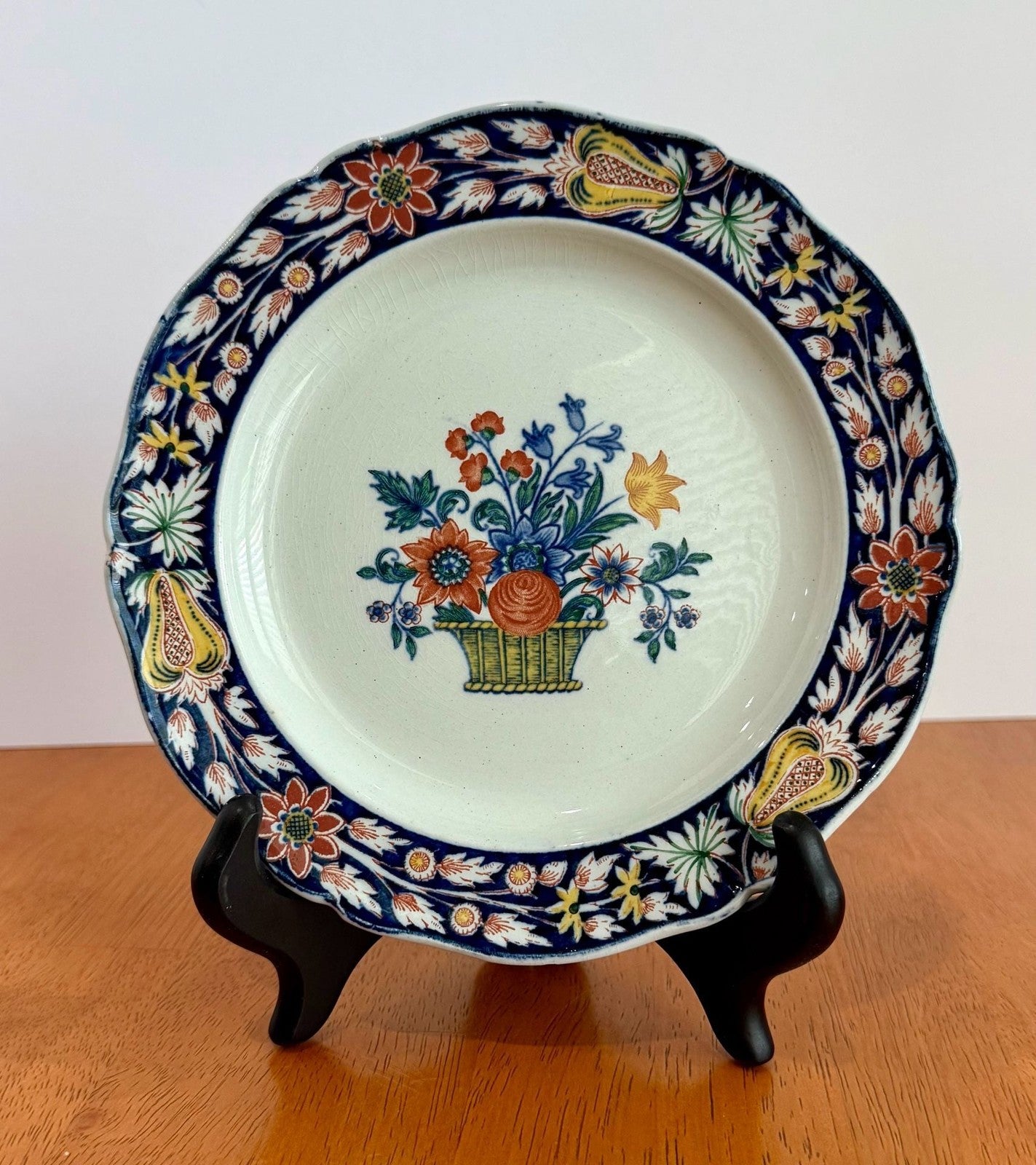 Antique Wedgwood Poterat Pattern 7.25 Inch Salad Plate Etruria England